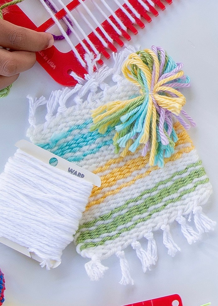 Colorblock Bookmark made with Original Kit